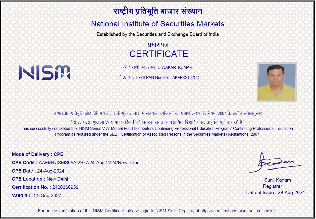 NISM Series V-A — Mutual Fund Distributor